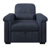 3 in 1 Convertible Sleeper Chair Sofa Bed Pull Out Couch Adjustable Chair with Pillow, Adjust Backrest into a Sofa, Lounger Chair, Single Bed or Livin