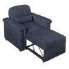 3 in 1 Convertible Sleeper Chair Sofa Bed Pull Out Couch Adjustable Chair with Pillow, Adjust Backrest into a Sofa, Lounger Chair, Single Bed or Livin