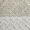 Cotton Printed Curtain Panel with Chenille detail and Lining(Only 1 Pc Panel)