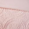 Embroidered Medallion Faux Fur Ultra Plush Comforter Mini Set