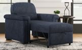 3 in 1 Convertible Sleeper Chair Sofa Bed Pull Out Couch Adjustable Chair with Pillow, Adjust Backrest into a Sofa, Lounger Chair, Single Bed or Livin
